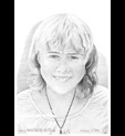 Bleistift Zeichnung Mädchen Portrait