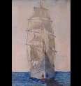 Segelschiff Aquarell